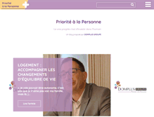 Tablet Screenshot of prioritealapersonne.fr